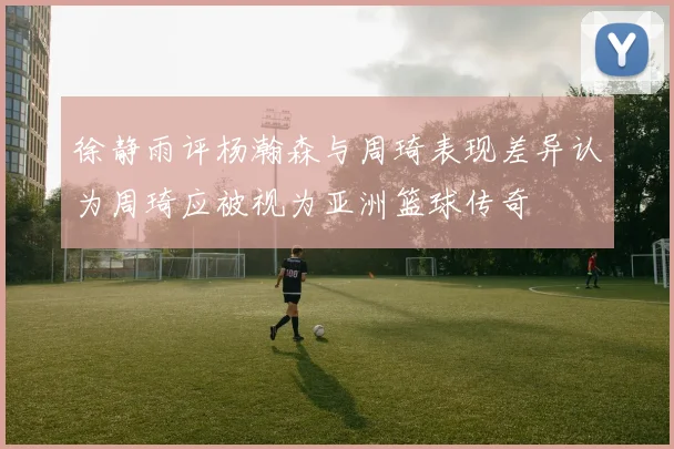 徐静雨评杨瀚森与周琦表现差异认为周琦应被视为亚洲篮球传奇